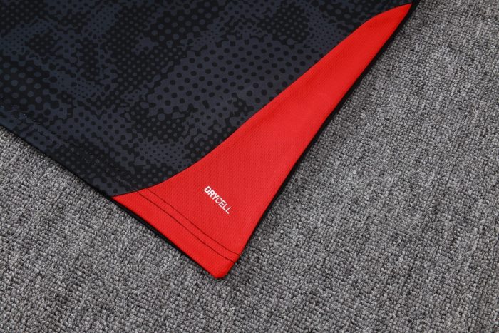 AC Milan Black Splatter Short Sleeve Training T-Shirt - 图片 6