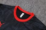 AC Milan Black Splatter Short Sleeve Training T-Shirt - 图片 7