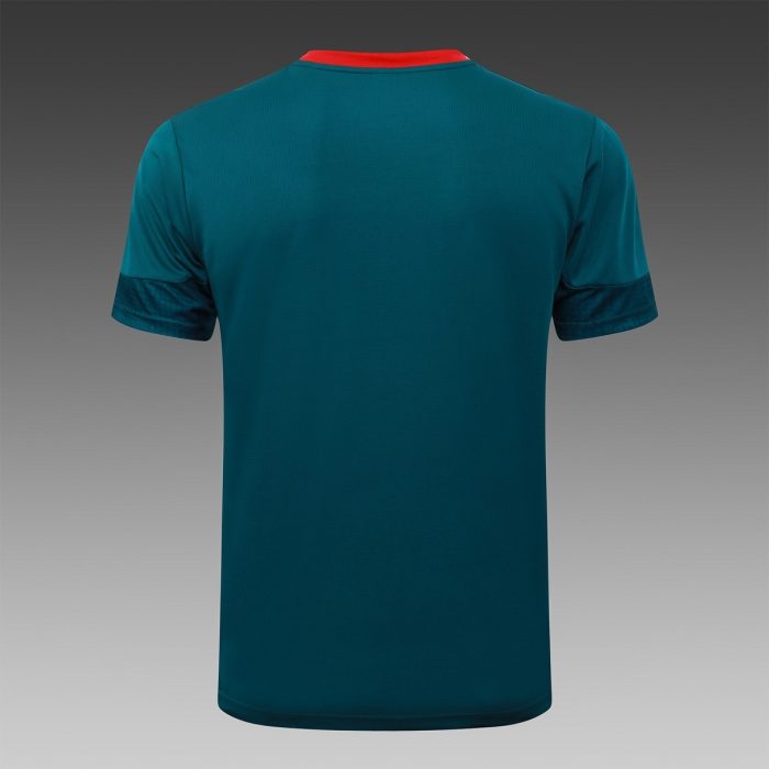 AC Milan Green Splatter Short Sleeve Training T-Shirt - 图片 7
