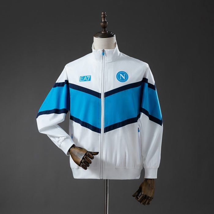 Napoli 25/26 Windbreaker - White - 图片 2