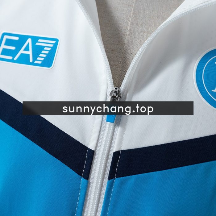 Napoli 25/26 Windbreaker - White - 图片 6