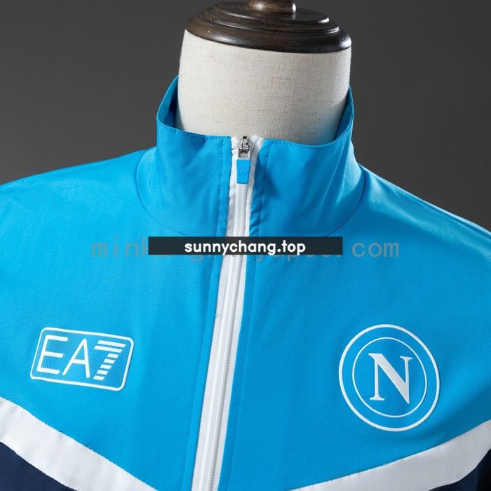 Napoli 25/26 Windbreaker - Blue - 图片 9