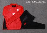 AC Milan 25/26 Half-Zip Red Spray Print - 图片 2
