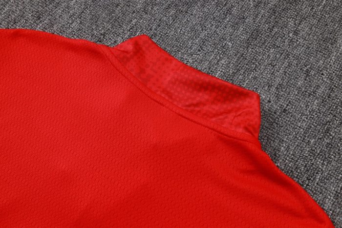 AC Milan 25/26 Half-Zip Red Spray Print - 图片 3