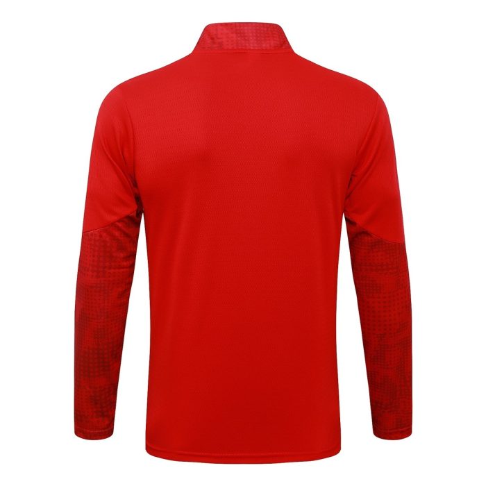 AC Milan 25/26 Half-Zip Red Spray Print - 图片 7