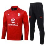 AC Milan 25/26 Half-Zip Red Spray Print - 图片 8