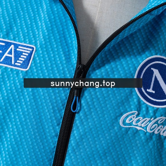 Napoli 25/26 Windbreaker - Sky Blue - 图片 7