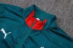 AC Milan Dark Green Splatter Half-Zip Jacket - 图片 5