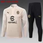 AC Milan 24-25 Half-Zip Jacket Apricot Ink (Player Version)