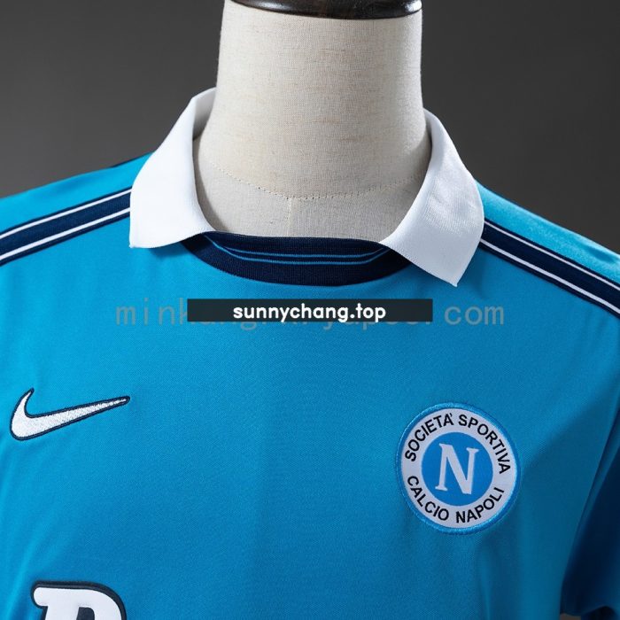 Napoli 1998-1999 Home Long-Sleeve Retro Jersey - 图片 9