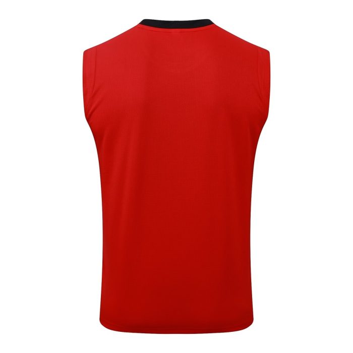 AC Milan Red Spray Ink Vest - 图片 7