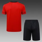 AC Milan Red Splatter Short Sleeve Training T-Shirt - 图片 6