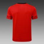 AC Milan Red Splatter Short Sleeve Training T-Shirt - 图片 7