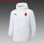 AC Milan 24-25 White Cotton Jacket with Red Badge - 图片 2