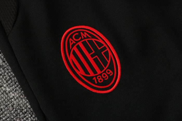 AC Milan 21-22 Black Long Zip Jacket with Hood - 图片 4
