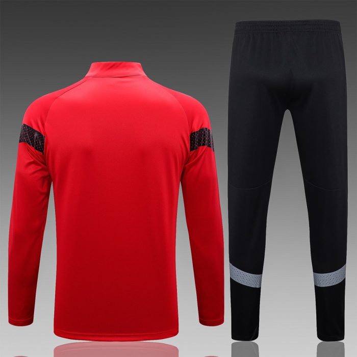 AC Milan 22-23 Red Half-Zip Jacket - 图片 7