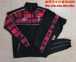 AC Milan 22/23 Black Kids Long Zipper Jacket - 图片 3