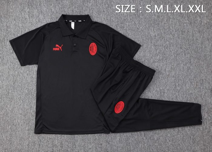 AC Milan 23-24 Polo Black - 图片 2