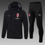 AC Milan 18-19 Black Windbreaker