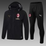 AC Milan 18-19 Black Windbreaker - 图片 7