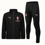 AC Milan 18-19 Black Windbreaker - 图片 9