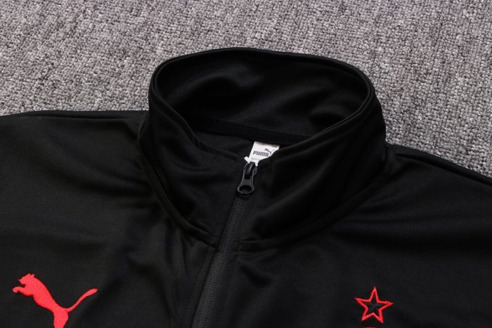 AC Milan 22-23 Black Long Zip Jacket - 图片 5