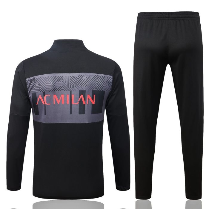 AC Milan 22-23 Black Long Zip Jacket - 图片 8