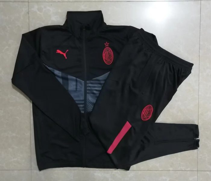 AC Milan 22-23 Black Long Zip Jacket - 图片 9