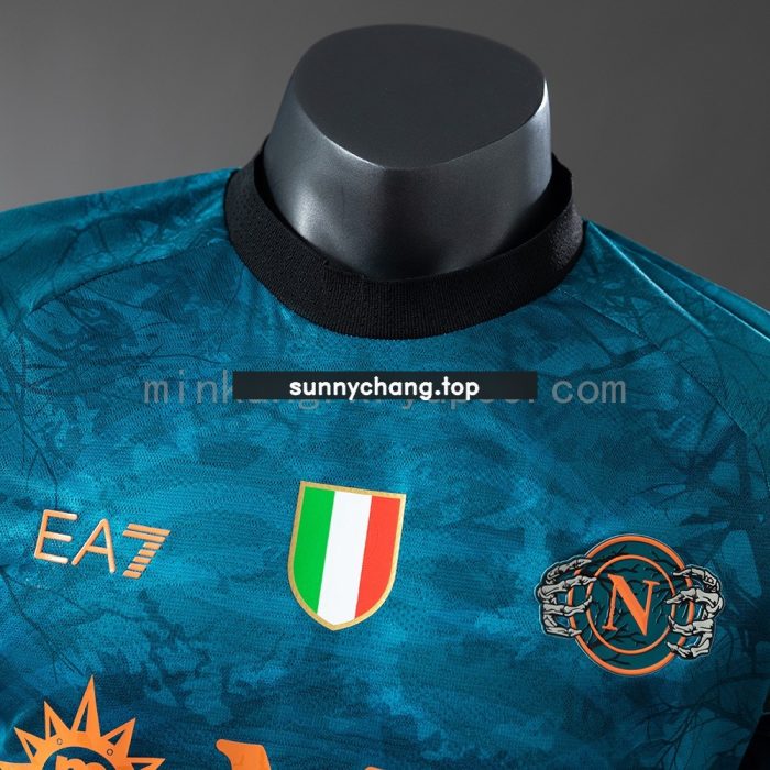 Napoli 25/26 Halloween Blue Player Version Jersey - 图片 9