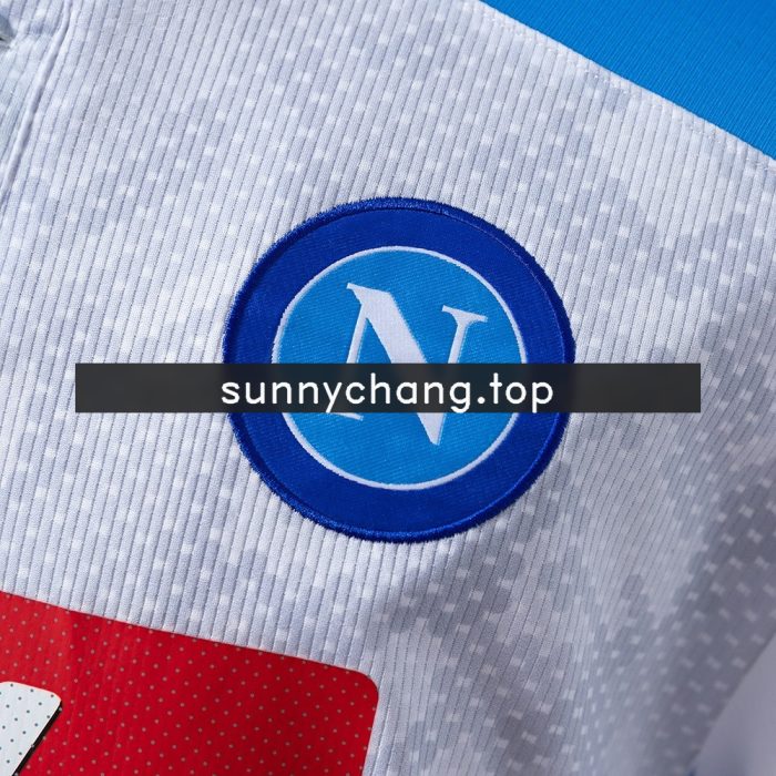 Napoli 2019/2020 Retro White Jersey - 图片 4