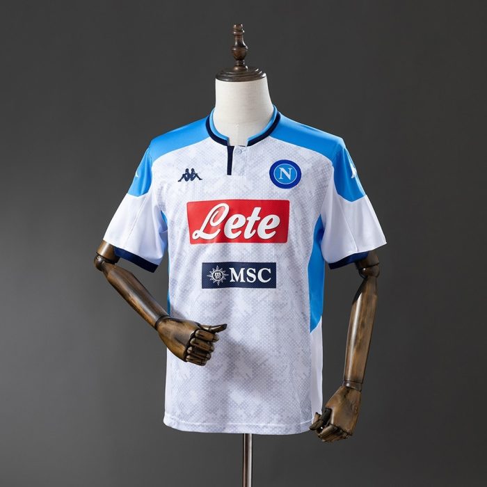 Napoli 2019/2020 Retro White Jersey - 图片 8