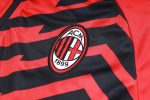 AC Milan 23-24 Half Zip Jacket Black Red - 图片 6