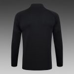 AC Milan 23-24 Half Zip Jacket Black Red - 图片 8