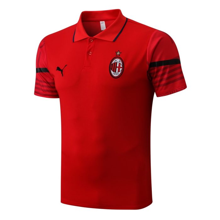 AC Milan 22-23 Red Polo - 图片 4