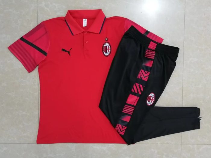 AC Milan 22-23 Red Polo - 图片 9