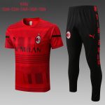 AC Milan 2022-2023 Red Kids T-Shirt - 图片 2