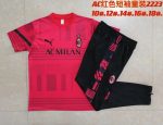 AC Milan 2022-2023 Red Kids T-Shirt - 图片 3