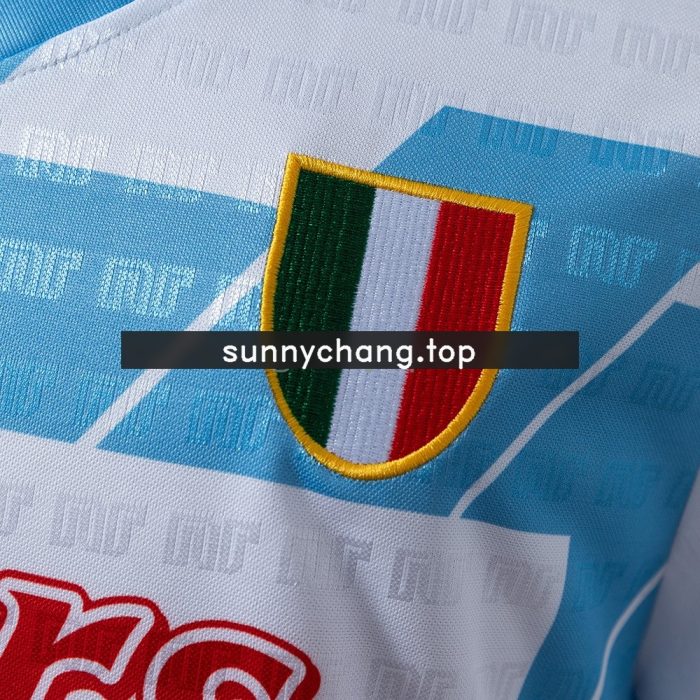 Napoli 1990-1991 Away Retro Jersey - 图片 4