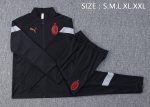 AC Milan 22-23 Black Long Zip Jacket - 图片 2