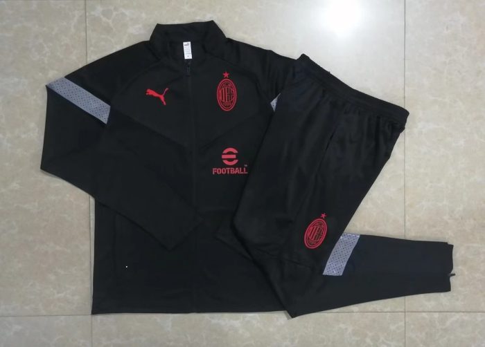 AC Milan 22-23 Black Long Zip Jacket - 图片 9