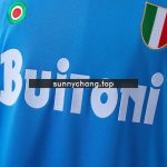 Napoli 87/88 Home Retro Long Sleeve Jersey - 图片 5