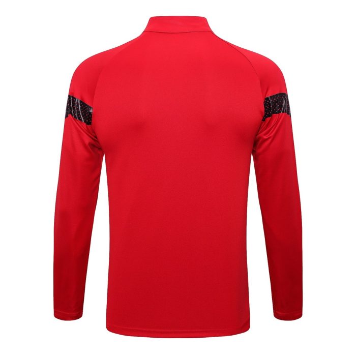AC Milan 22-23 Red Long Zip Jacket - 图片 8