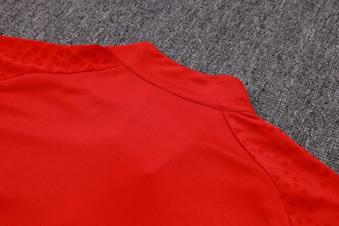 AC Milan 23-24 Red Half-Zip Jacket - 图片 3
