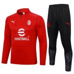 AC Milan 23-24 Red Half-Zip Jacket - 图片 8