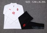 AC Milan 23-24 White Half-Zip Jacket - 图片 2