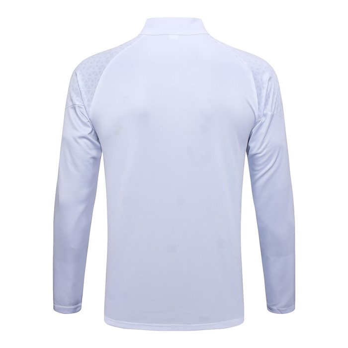 AC Milan 23-24 White Half-Zip Jacket - 图片 8