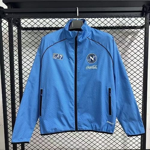 JER-5957_1 25/26 Napoli Blue Waterproof Windbreaker - 图片 1