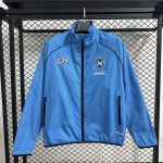 25/26 Napoli Blue Waterproof Windbreaker - 图片 6