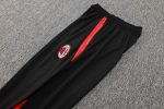 AC Milan 23-24 Windbreaker Black with Red - 图片 2