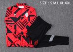 AC Milan Red Full Body Spray Ink Long Zipper Jacket - 图片 2